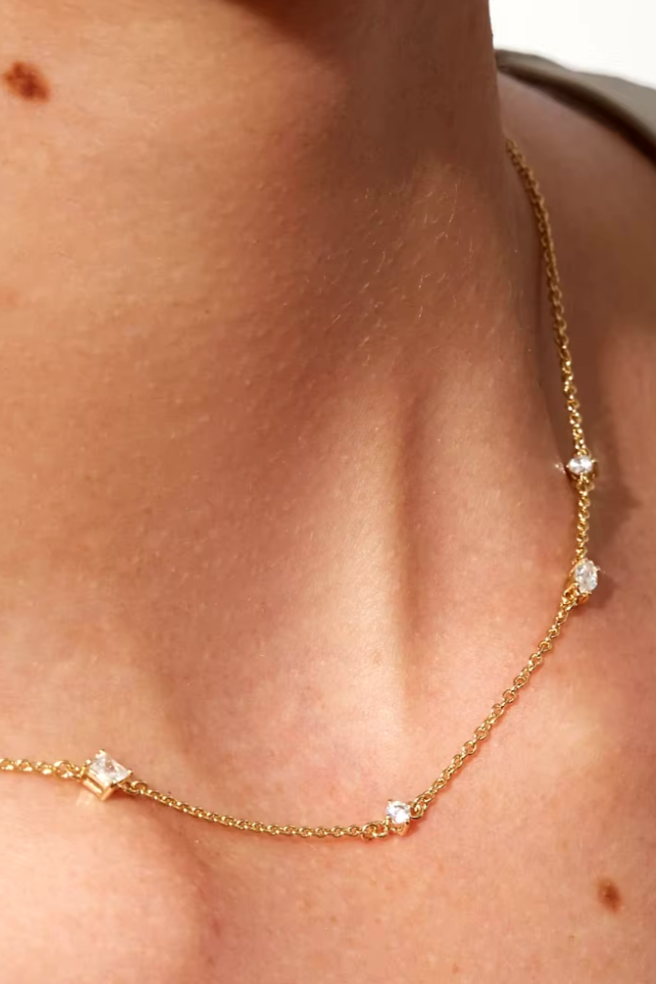 White Martha Necklace