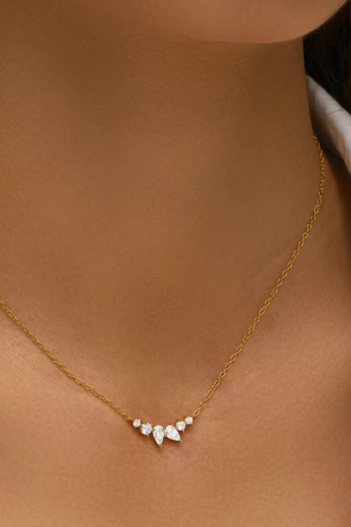 White Veronica Necklace