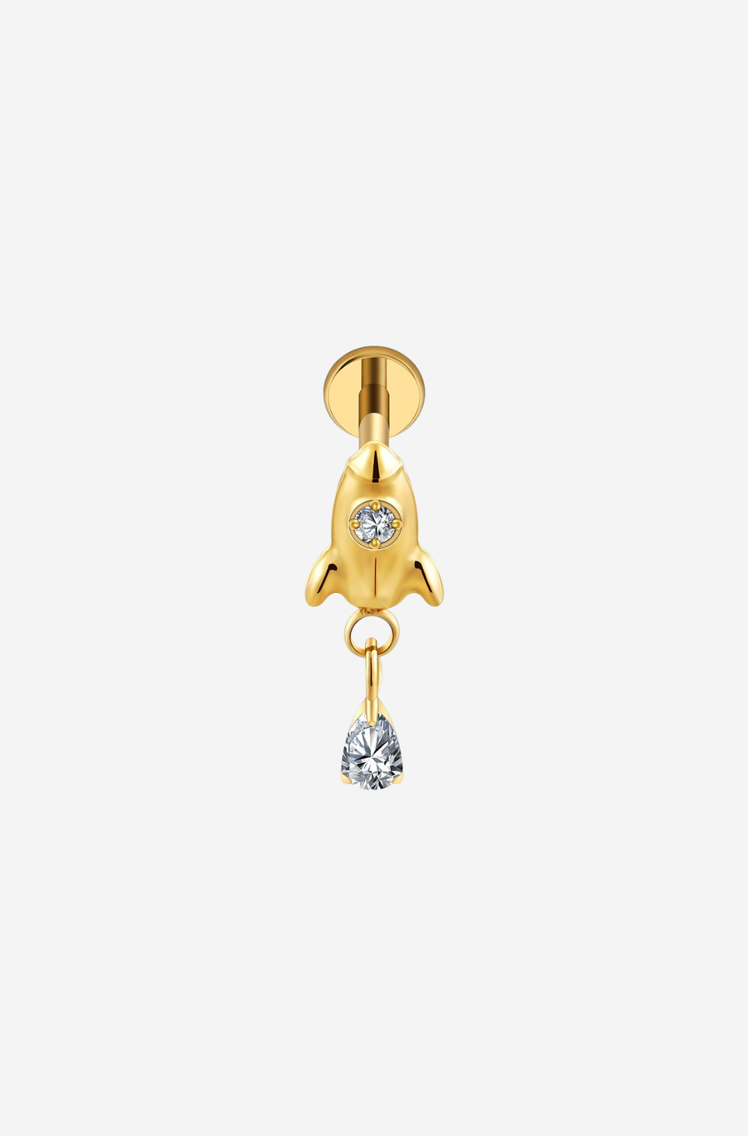 Spaceship Titanium Piercing