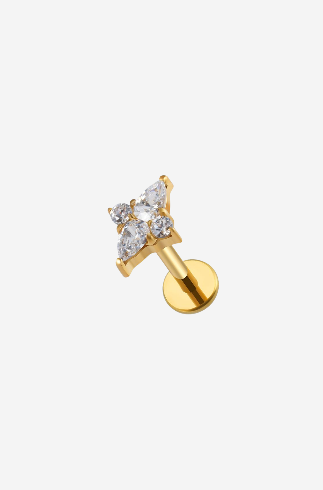 White Aaria Titanium Piercing