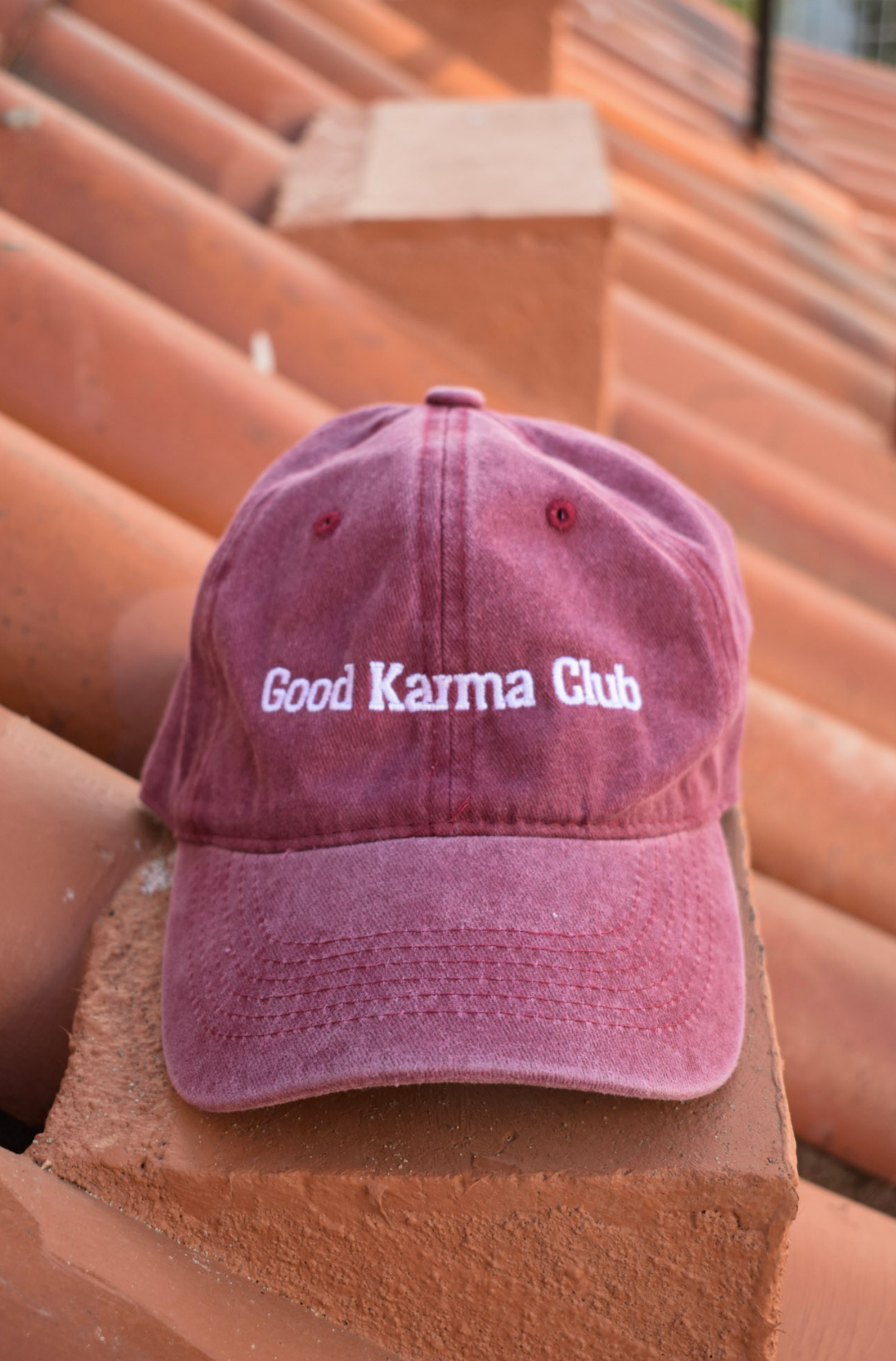 Red Good Karma Club Cap