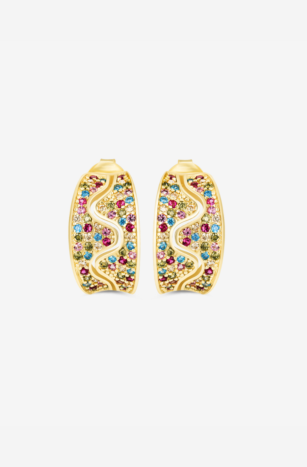 Multicolor Sprinkle Earrings - Pair
