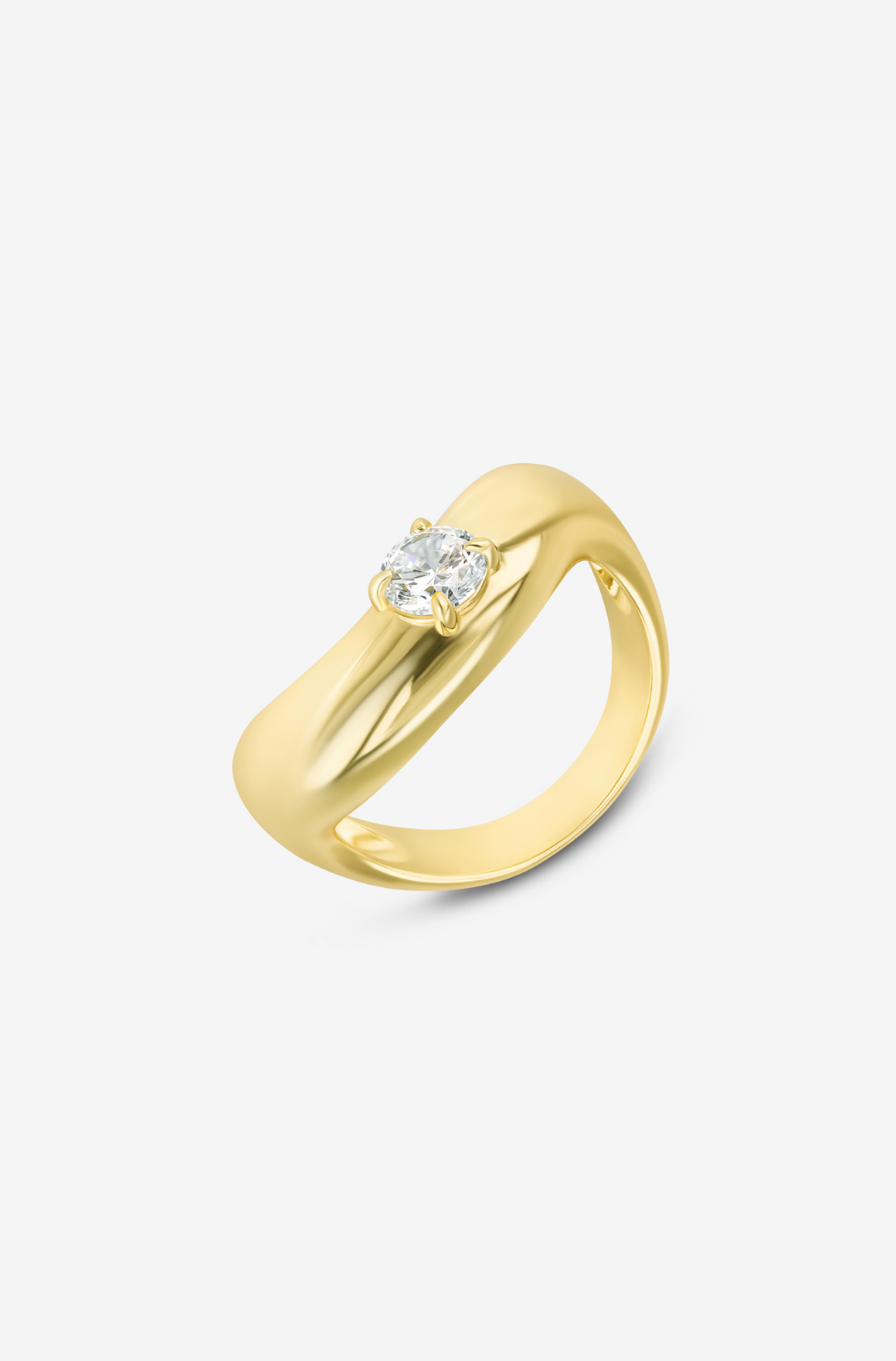 White Zirconia Crave Ring