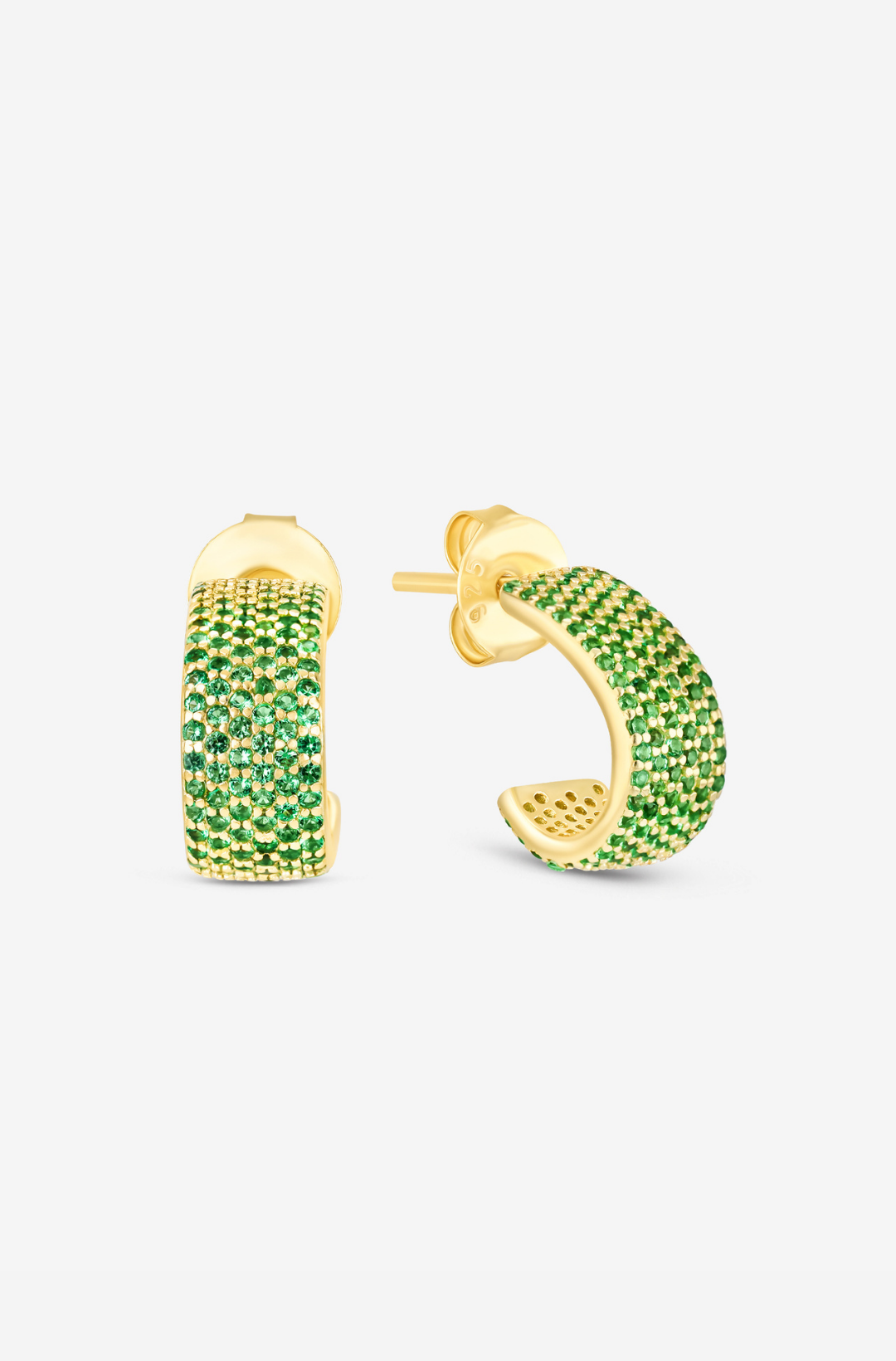 Green Lush Earrings - Pair