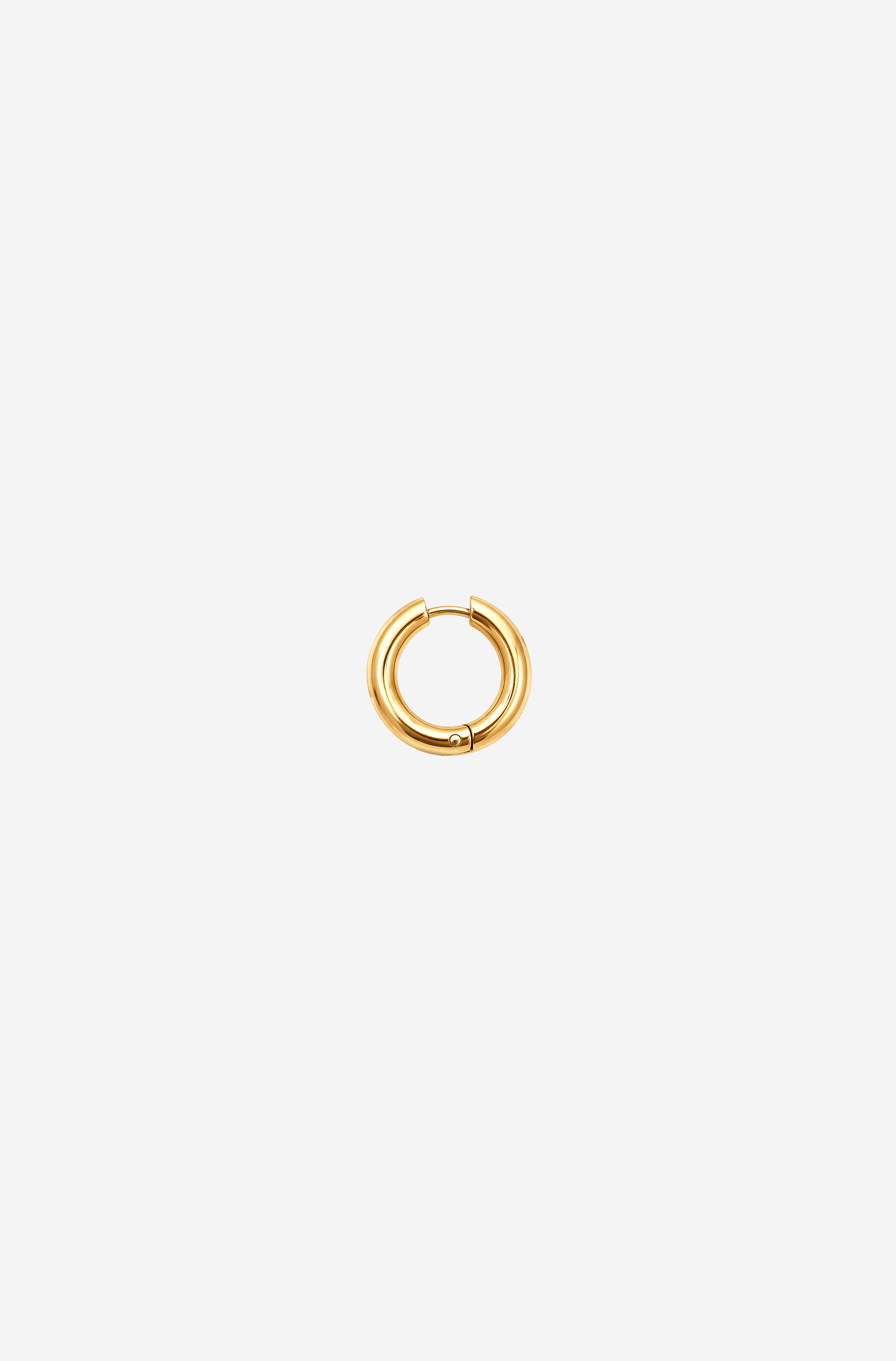 Mid Chunky Gold Hoop