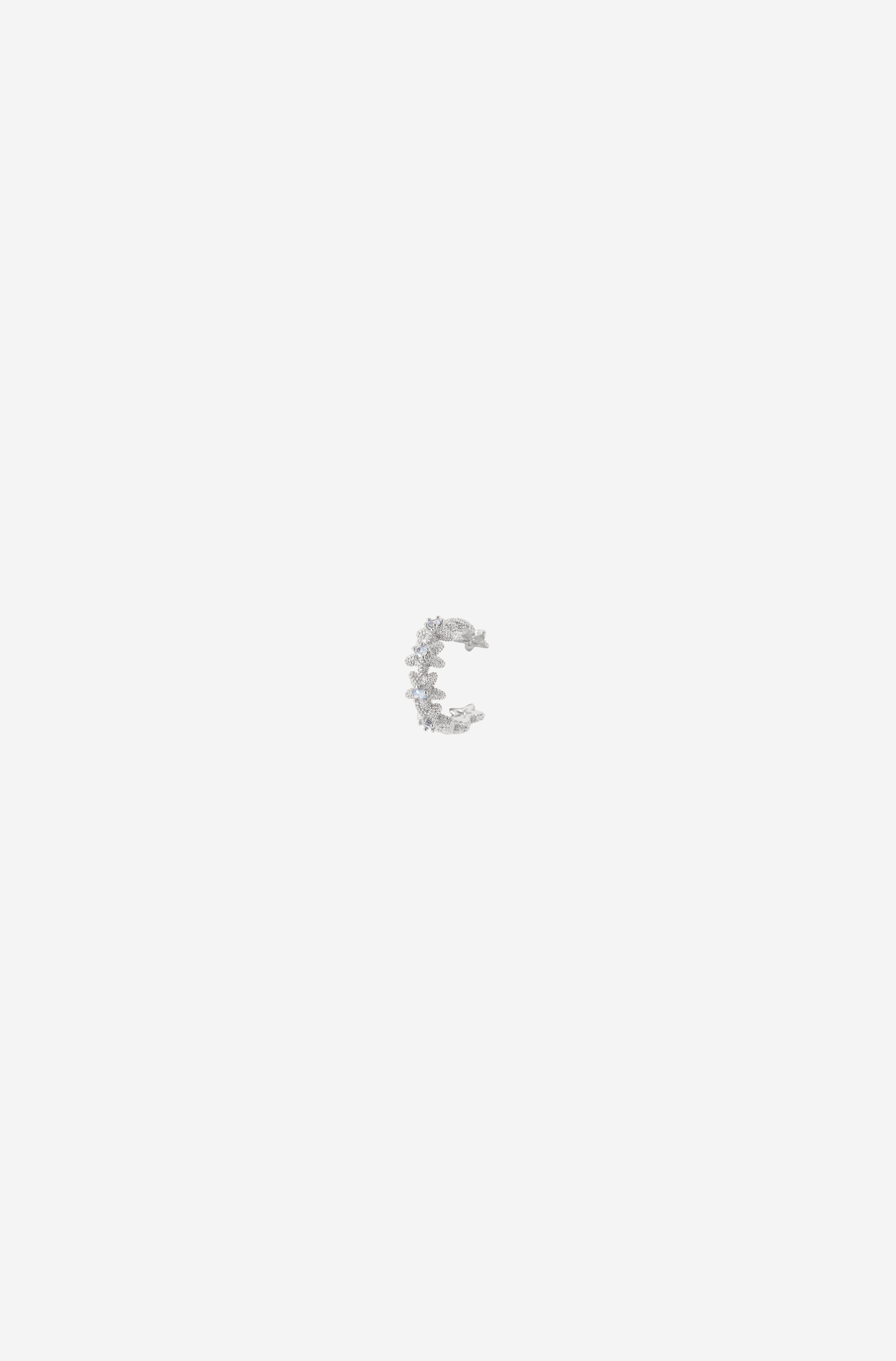 Silver Sea Earcuff