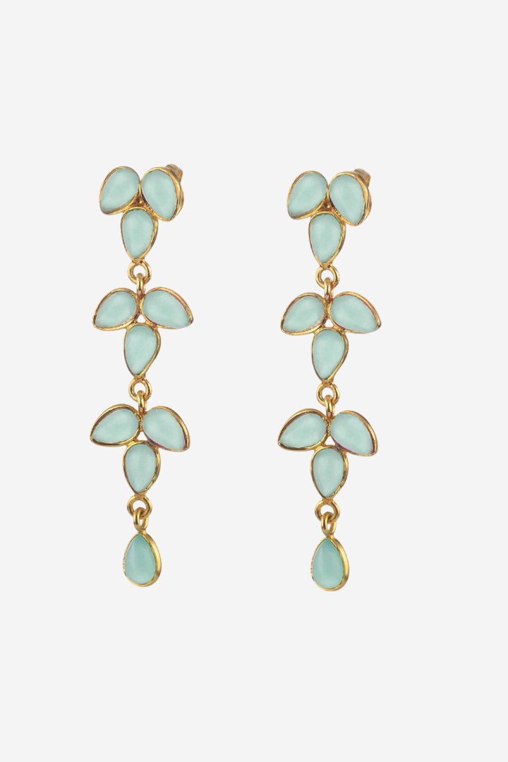 Vinie Calcedonia Earrings - Pair
