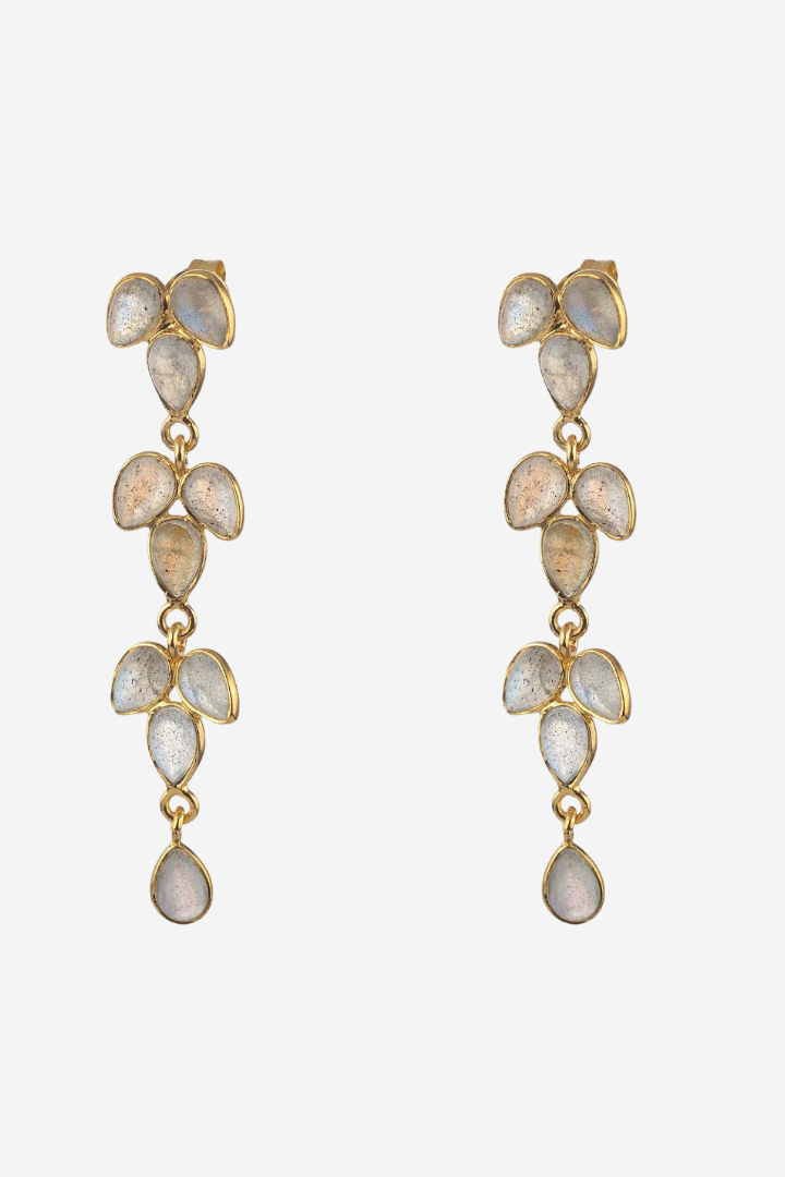 Vinie Moon Stone Earrings - Pair