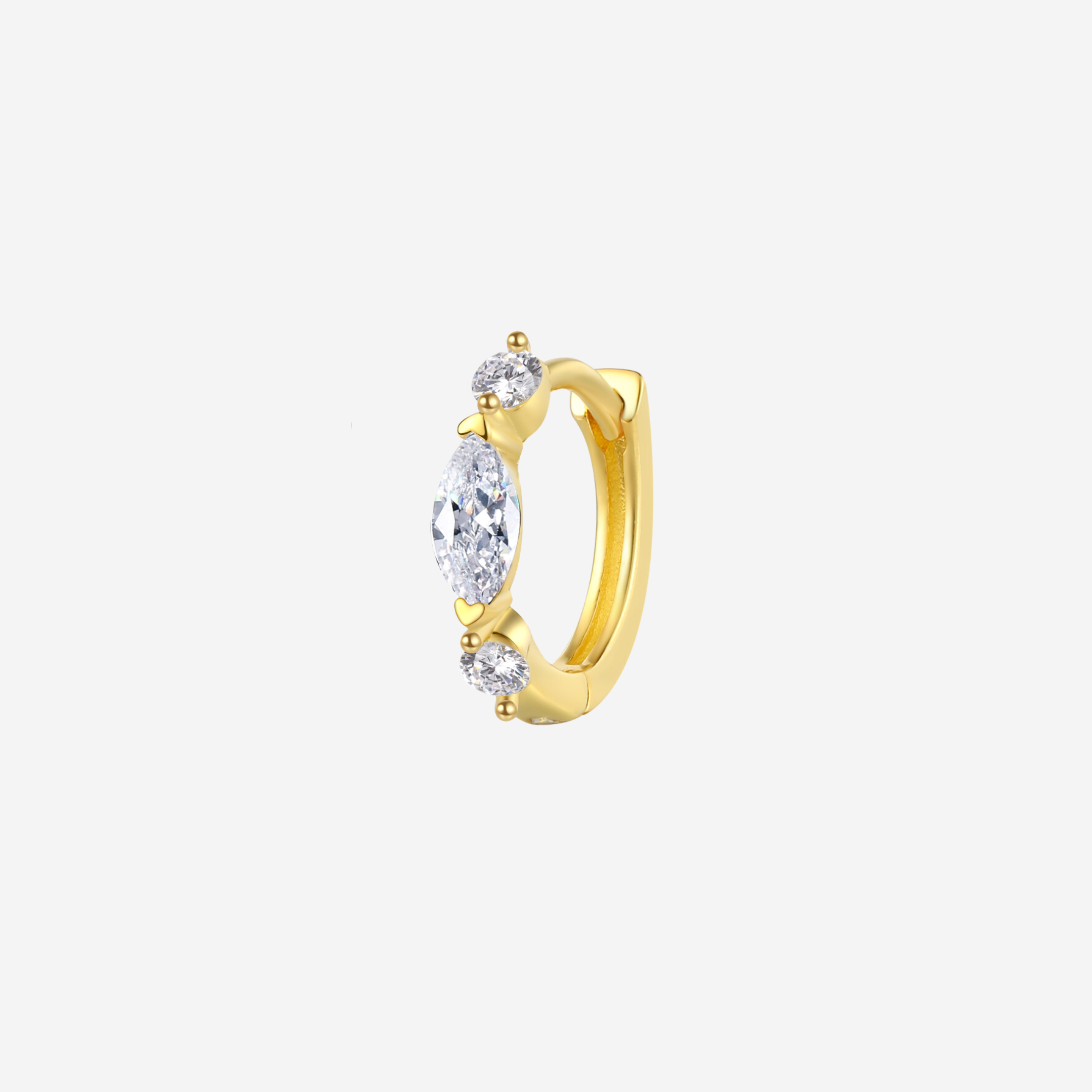 White Aurora Hoop