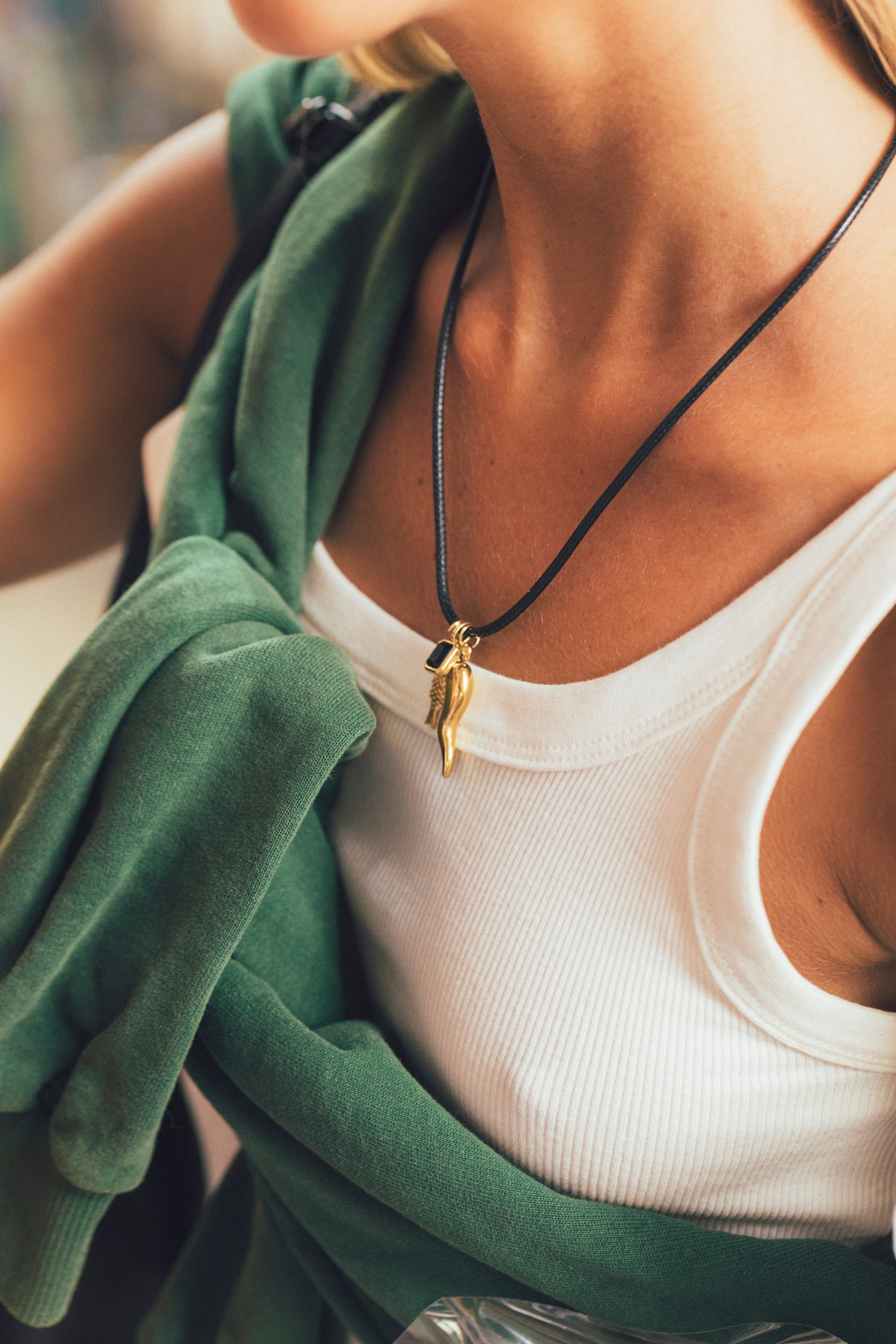 Black Rope Necklace