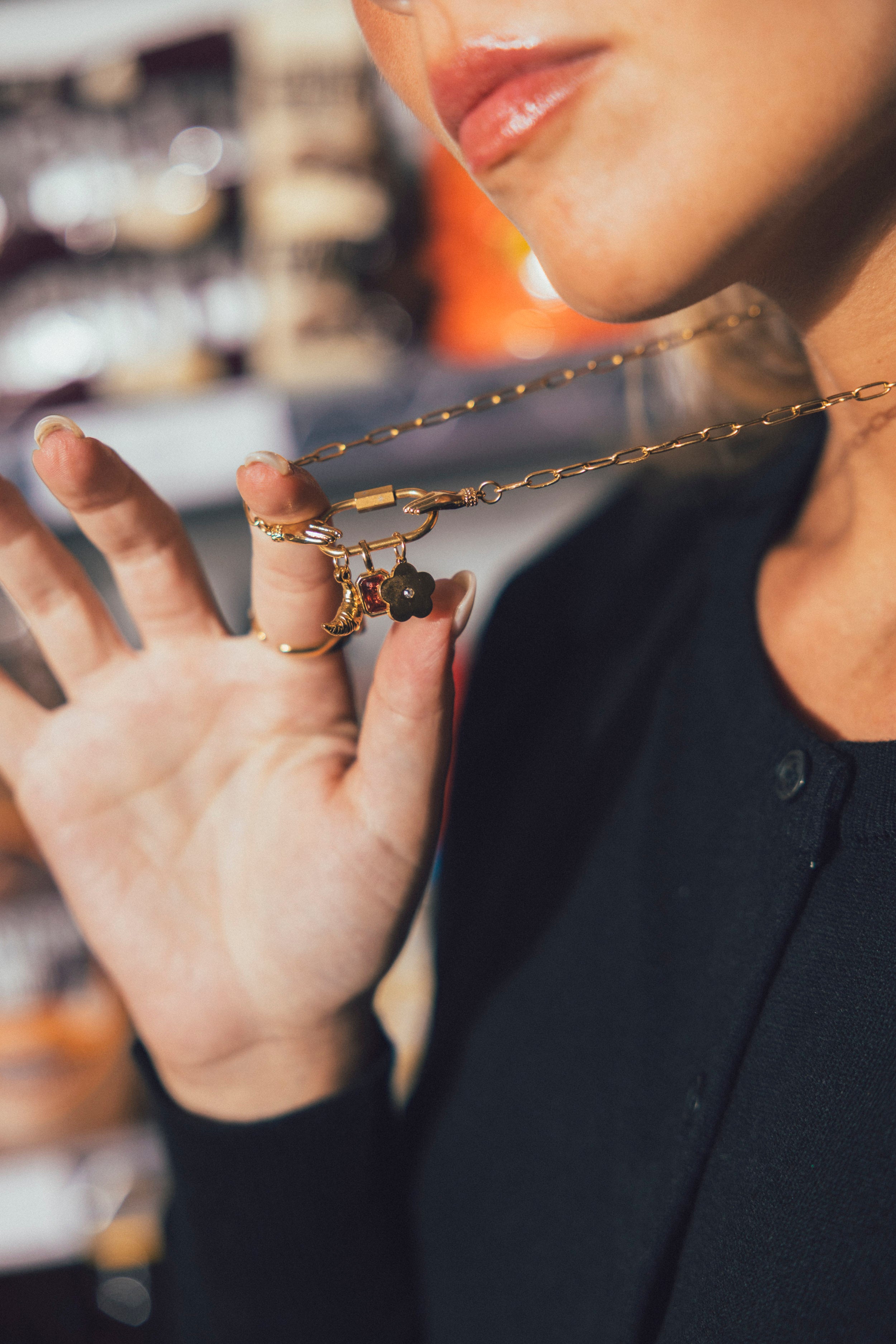 Hands Necklace