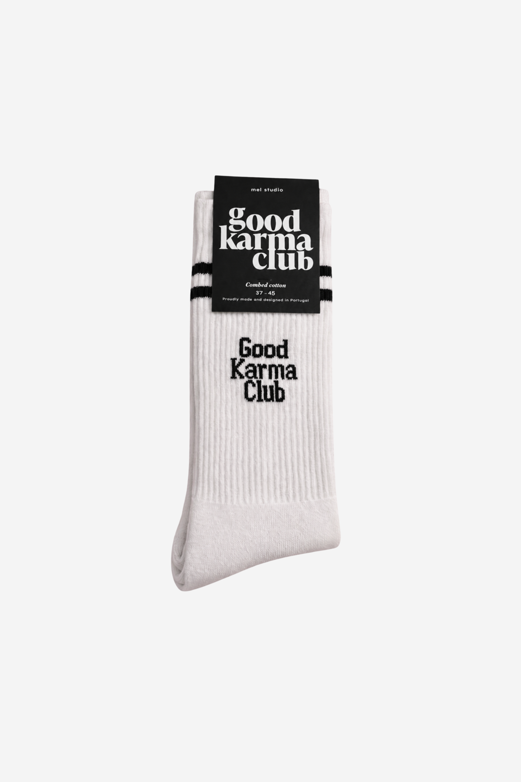 Black Good Karma Club Socks