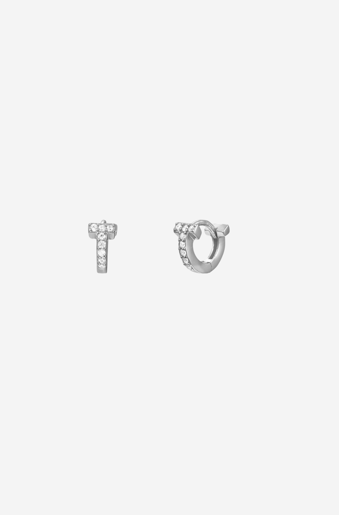 Tiana Silver Hoops 5.6mm - pair