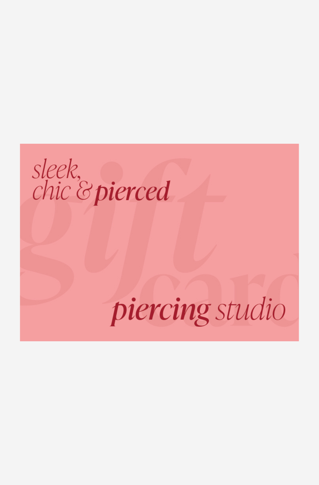 Piercing E-Gift Card