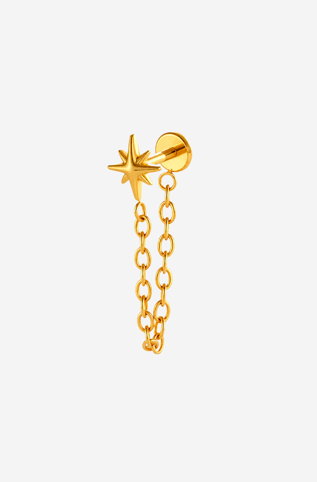 Star Chain Titanium Piercing