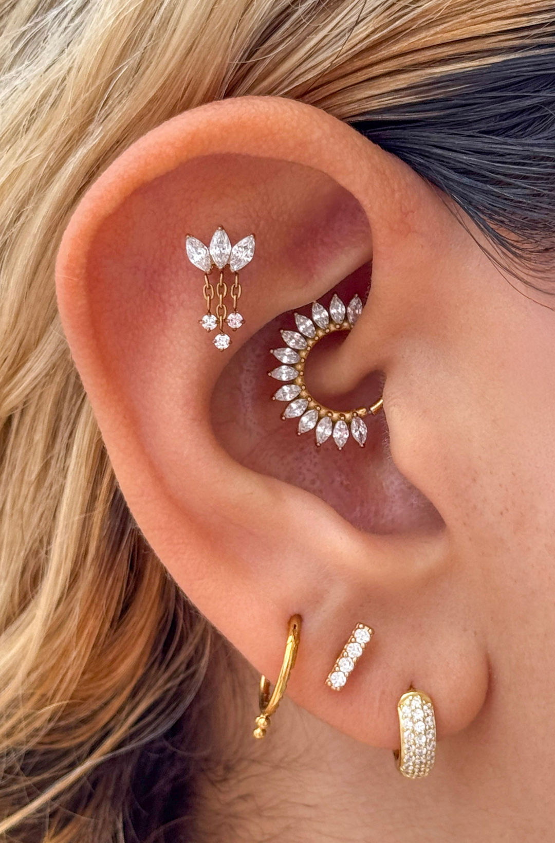 Ivy Lotus Titanium Piercing