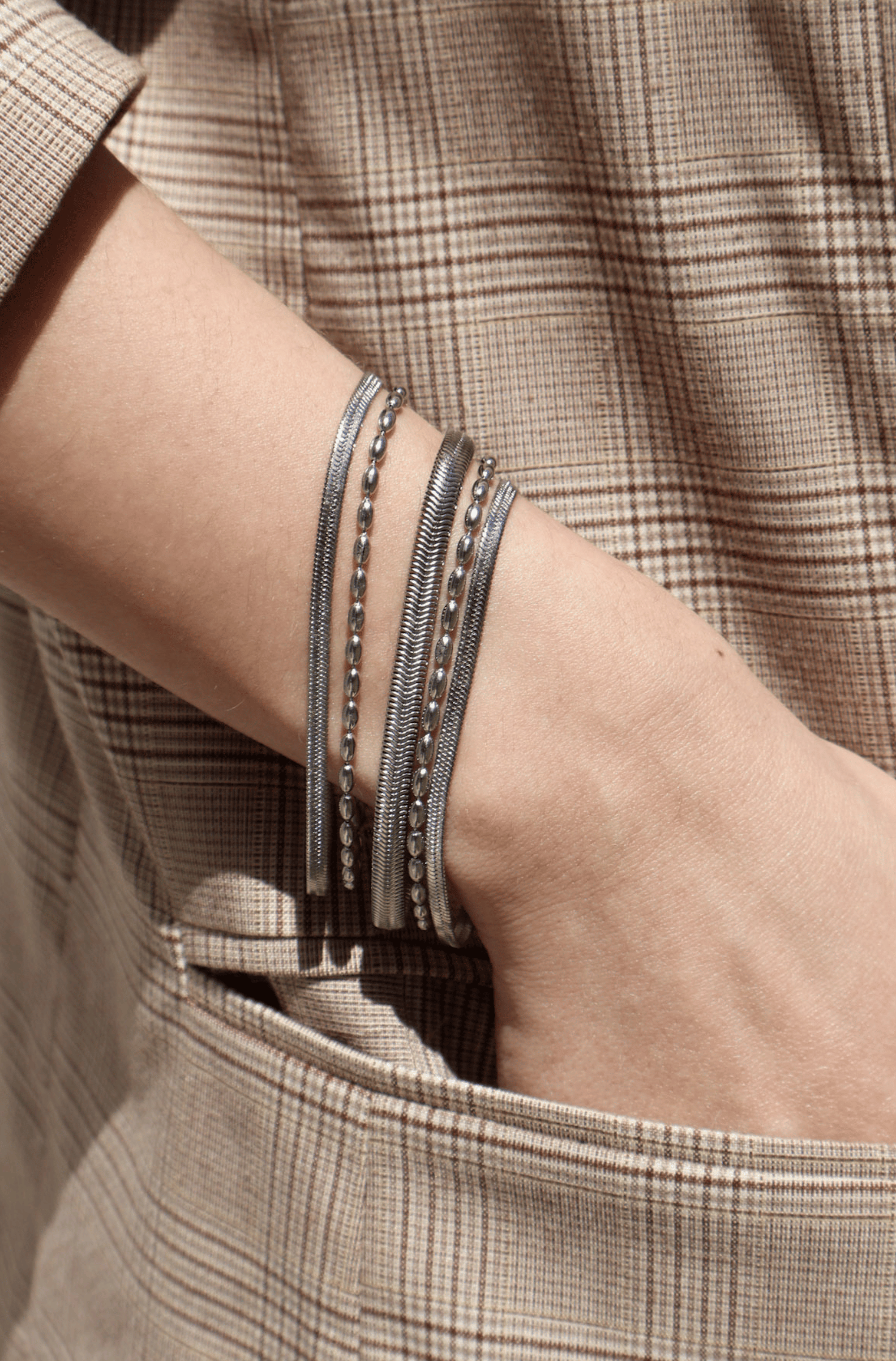 Pulseira Prateada Vero
