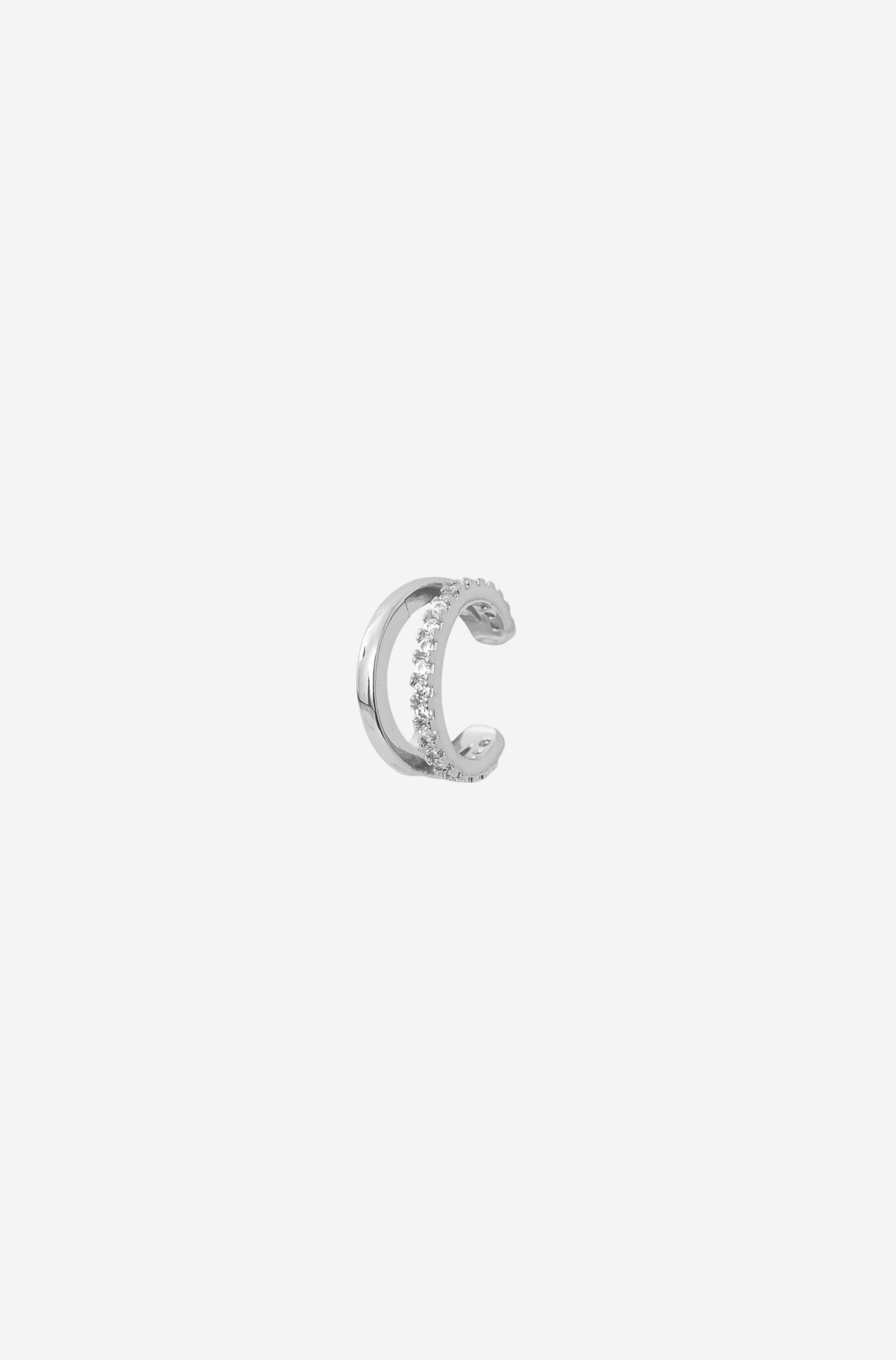 Silver Shine Earcuff