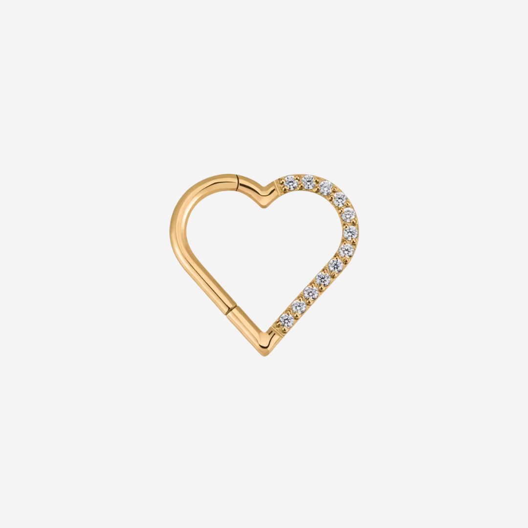 Heart Crystal Clicker - 8mm