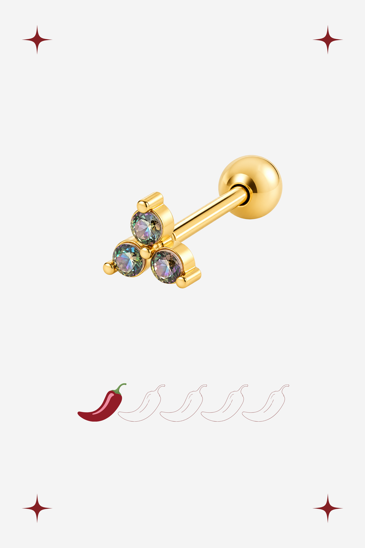 Piercing Jade Cinzento