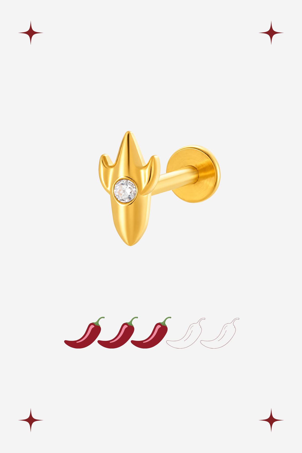 Piercing Spike em Titânio