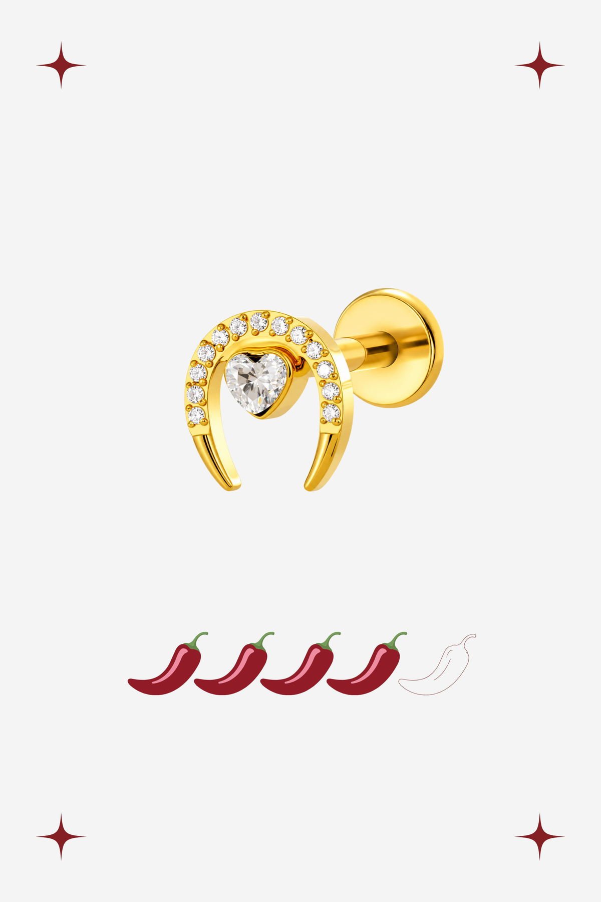 Piercing Luna em Titânio
