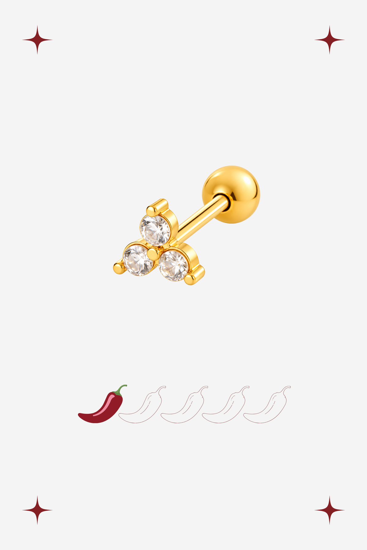 Piercing Jade Branco