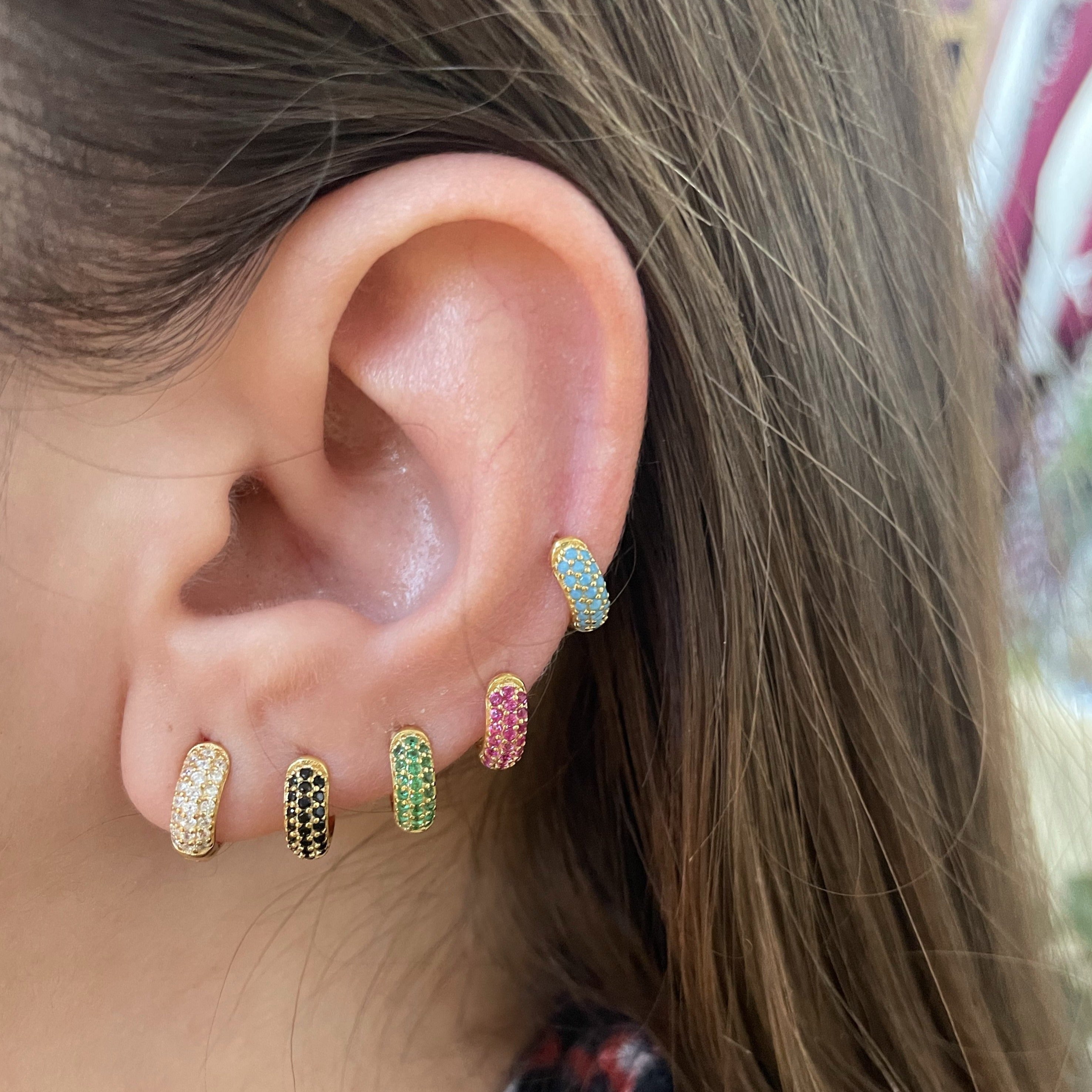 Black Glace Hoop