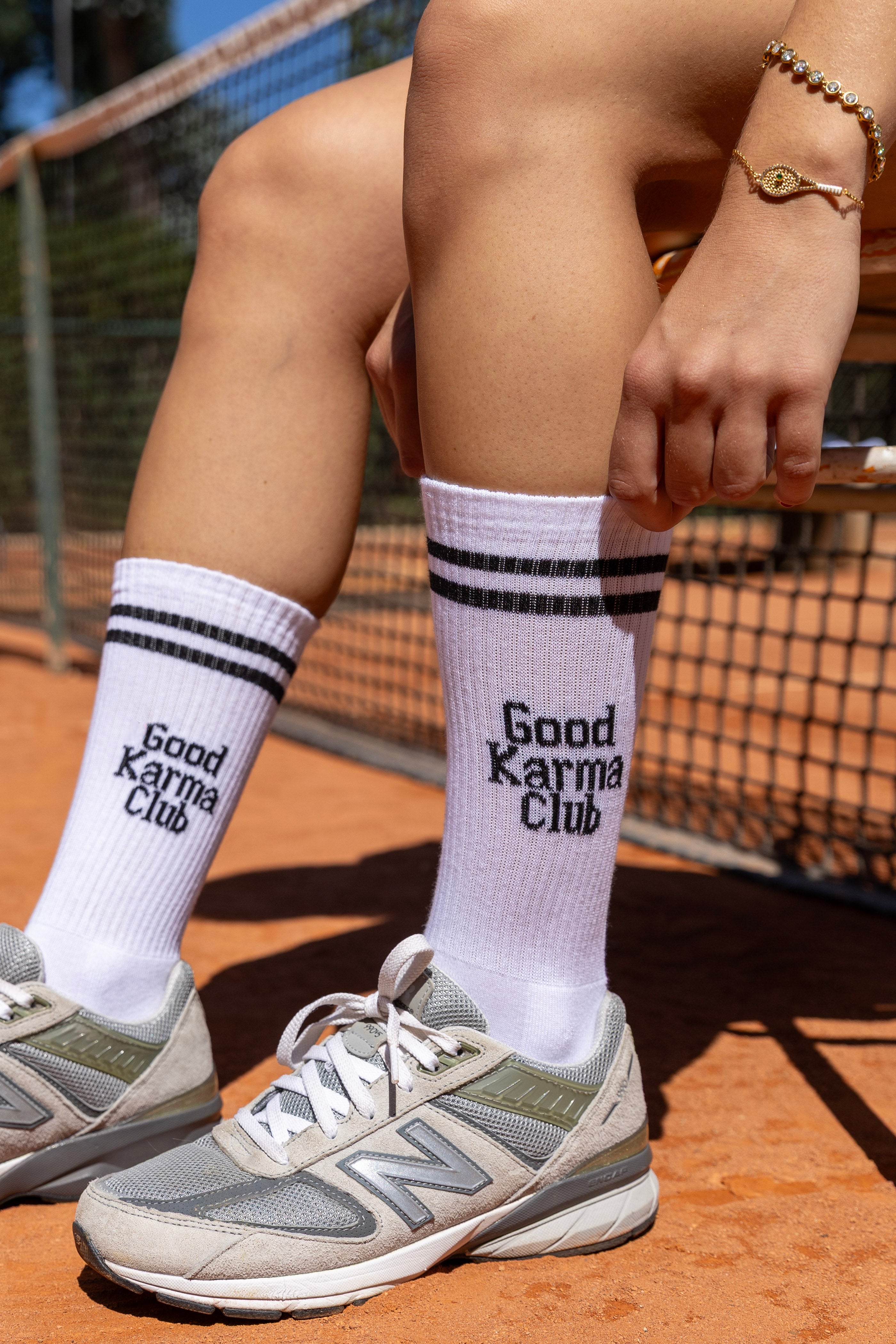 Black Good Karma Club Socks