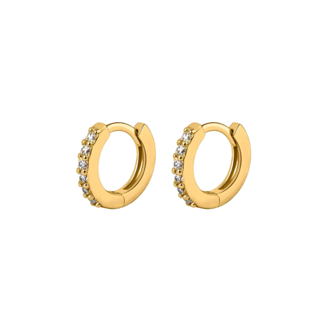 18K Mini Gold Pulau Hoops